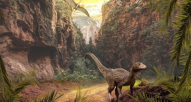 Оказалось, что динозавры процветали до падения астероида