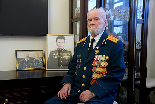 96 лет полковнику Николаю Николаевичу Борисову - Наши Воины века XX