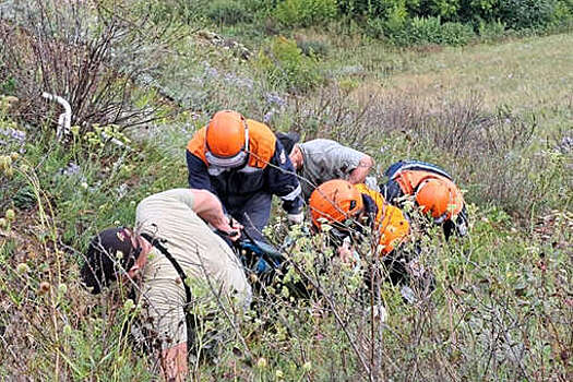 В Красноярске спасли мужчину, упавшего со смотровой площадки