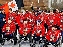 Следж-хоккейная команда «Удмуртия» стала бронзовым призером чемпионата России
