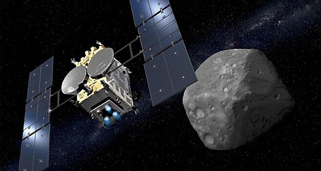 “Хаябуса-2» осмотрел место бомбежки астероида