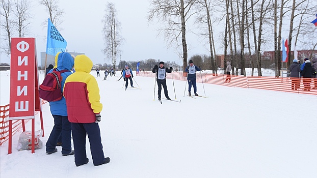 Более тысячи вологжан вышли на старты забега «Лыжня России - 2021»