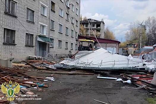 Ветер сорвал крышу дома в российском регионе