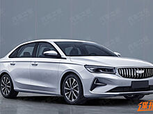 Появились изображения обновленного седана Geely Emgrand
