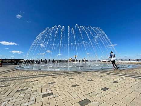 Городские фонтаны заработали в Нижнем Новгороде