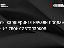 Сервисы каршеринга начали продажи машин из своих автопарков
