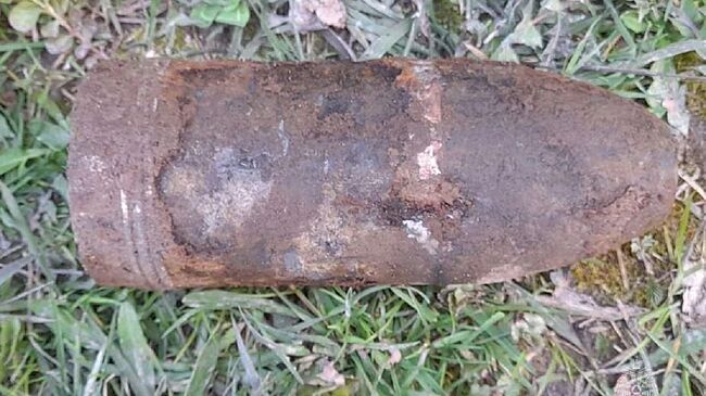 В Калужской области сапёры уничтожили два артснаряда времён ВОВ