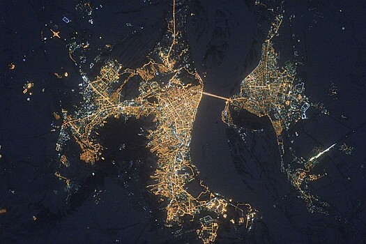 Москву сфотографировали из космоса