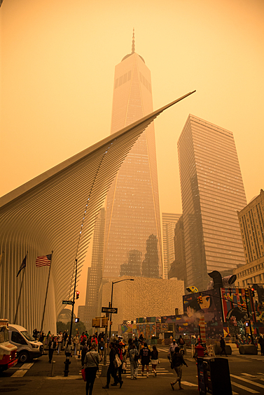 Манхэттен в дыму