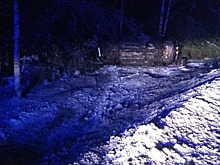 В Сунском районе опрокинулась иномарка: водитель госпитализирован