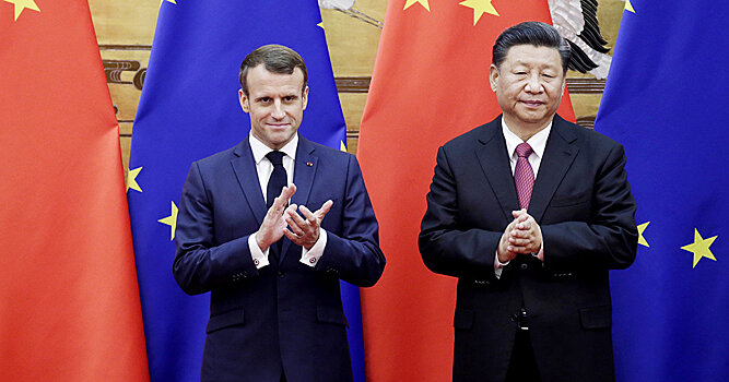 Синьхуа (Китай): Си Цзиньпин провел переговоры с Эммануэлем Макроном и пообещал укреплять отношения Китая и Франции
