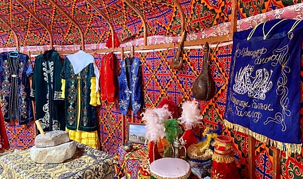 В волгоградском ЦПКиО появилась юрта кочевников