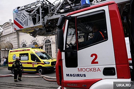 В Москве произошел пожар в «доме-корабле»