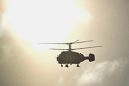 В Калининградской области начали работы по подъёму упавшего вертолёта