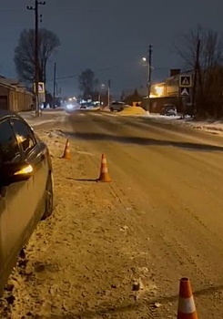 Сбитый на Комсомольской второклассник ехал по пешеходному переходу на самокате