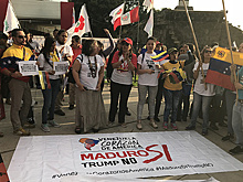 В Перу акция против визита Трампа состоялась даже после его решения отменить поездку