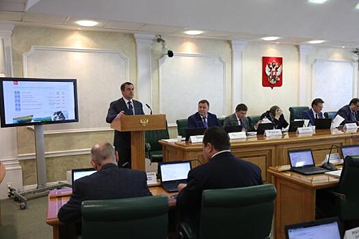 Красноярский министр финансов выступил с докладом в Совете Федерации
