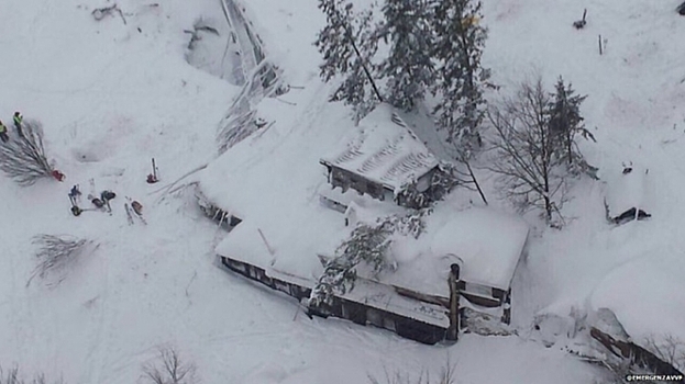 В Италии найдены тела последних жертв схода снежной лавины