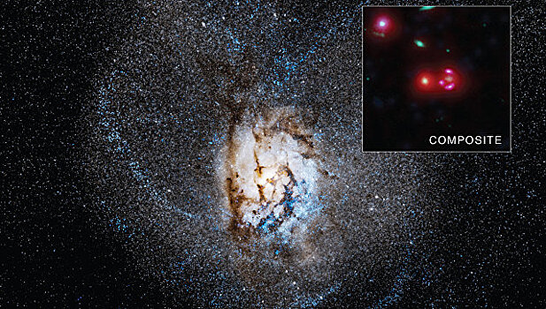 Открыта галактика с высокой скоростью звездообразования