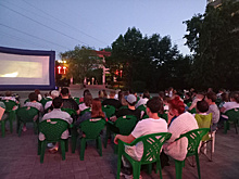 В парке Дружбы показали фильм про выжившую в авиакатастрофе амурчанку