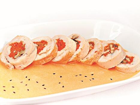 Рецепт дня: Куриные рулетики с тыквой