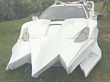 Автомодель Toyota Celica в Уганде превратили в корабль-монстр