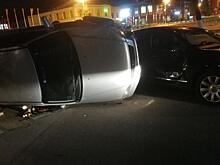 ДТП в Наро-Фоминске 19 мая: легковушка опрокинулась после аварии