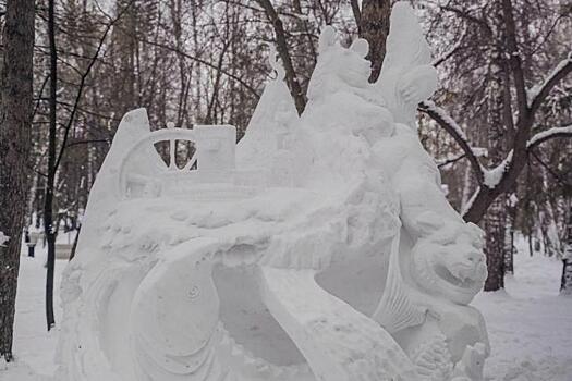 Победителей 23-го фестиваля снежных скульптур определили в Новосибирске