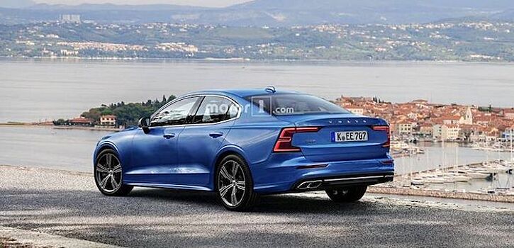 Представлен первый рендер нового седана Volvo S60