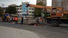 Анапское ДРСУ «Вираж» ремонтирует улицы в круглосуточном режиме