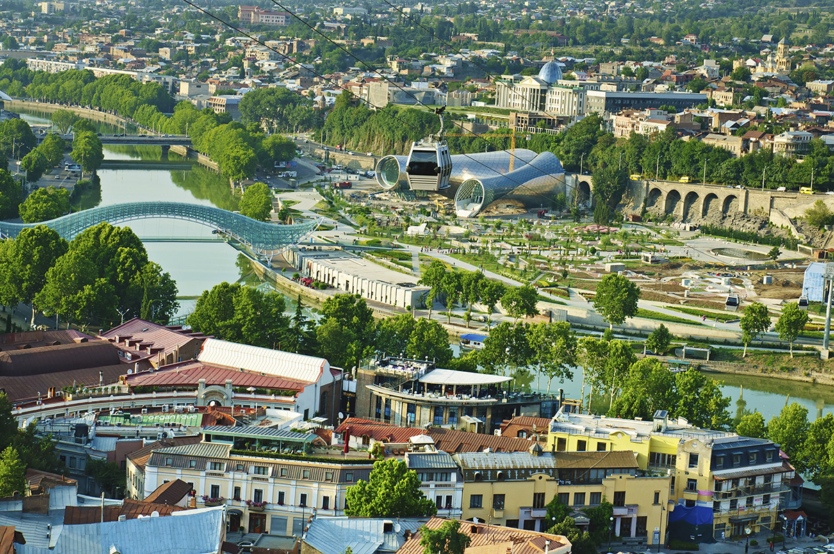 Канатная дорога, Тбилиси, Грузия, Европа