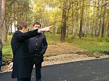 Виктору Емцу показали, где в Берендеевке поставят новое «колесо обозрения»