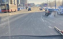 В Казани на дороге по ул.Фучика вновь появилась трещина