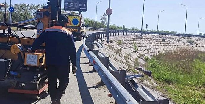 В Ростове отремонтировали ограждение на улице Левобережная
