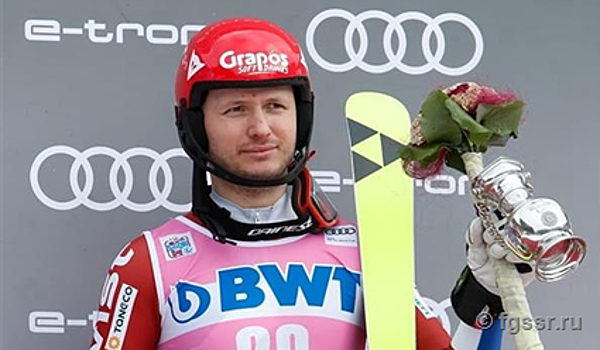 Российский горнолыжник Александр Хорошилов - бронзовый призер этапа Кубка мира в слаломе в Венгене
