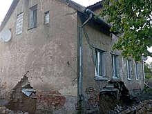 В Гвардейске во время капремонта рухнули стена и фундамент жилого дома