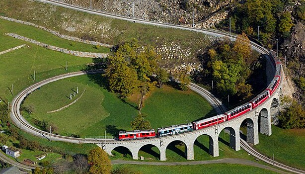 Топ-5 самых необычных железных дорог Швейцарии