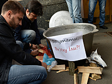 Украинцы предпочли дрова газу