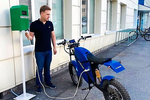 В Томске установили первую "умную" станцию для зарядки электромобилей