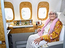 101-летнюю туристку прокатили в первом классе Emirates