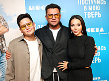 Павел Прилучный с сыном, Зепюр Брутян и другие гости на премьере фильма "Постучись в мою Тверь"