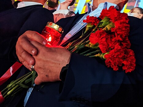 На Поклонной горе состоялась акция «Свеча памяти»