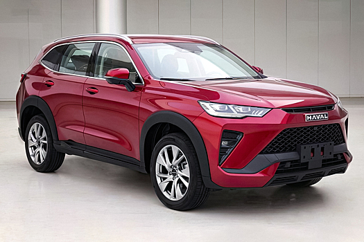 Появились фотографии Haval H6 в новом дизайне