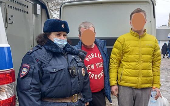 На улице Новосёлов в Рязани задержали объявленных в федеральный розыск мужчин