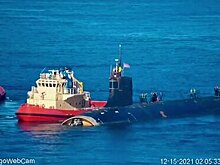 Поврежденная «безносая» атомная подлодка ВМС США попала на видео