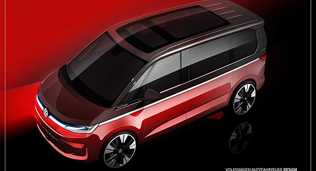 Новый тизер Volkswagen T7 Multivan подтверждает переход на платформу MQB