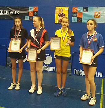 Юная школьница из Молжаниновского отличилась на Всероссийском турнире по пинг-понгу