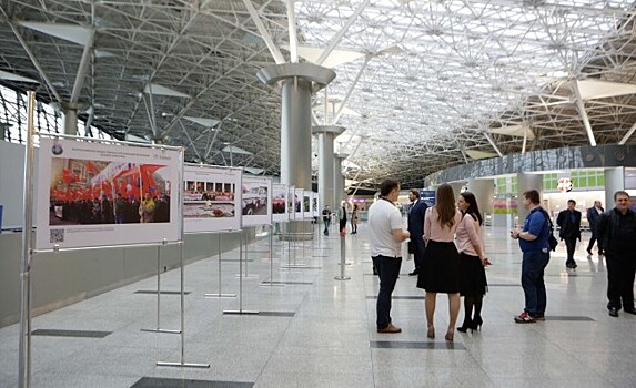 В аэропорту Внуково открылась фотовыставка «БОЕВОЕ БРАТСТВО»