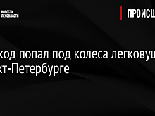 Пешеход попал под колеса легковушки в Санкт-Петербурге