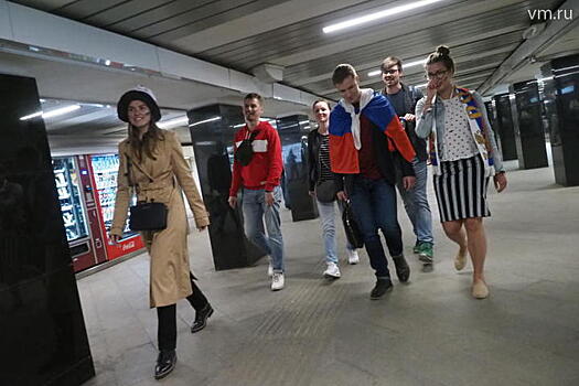 В московском метро появились игровые зоны для болельщиков